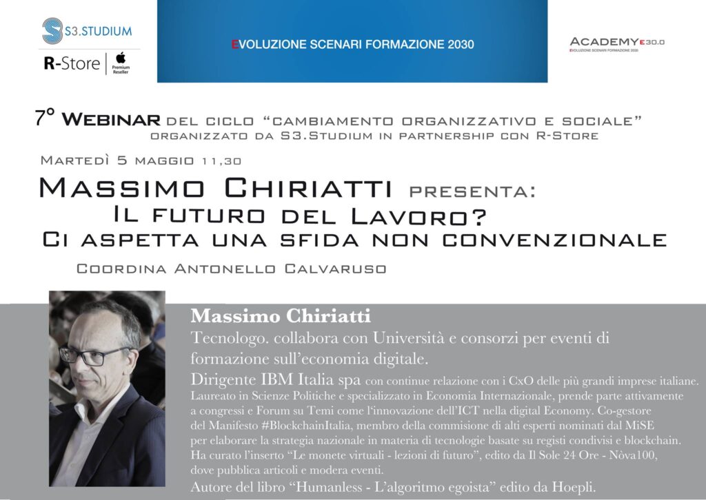 Massimo Chiriatti - Martedì di S3.Studium